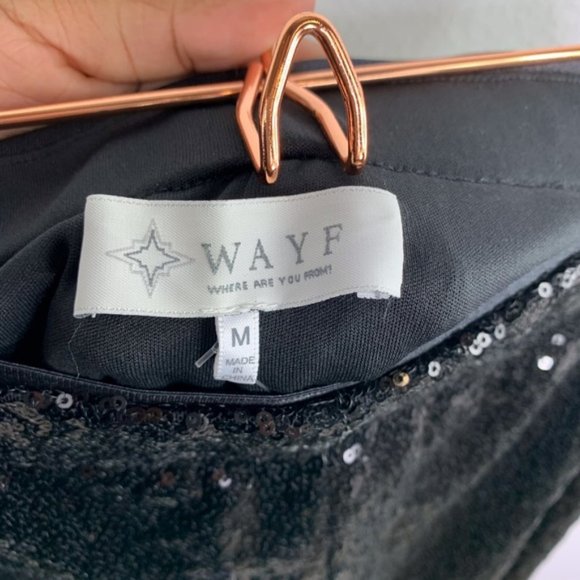 WAYF High Waist Sequin Leggings - Picture 6 of 8